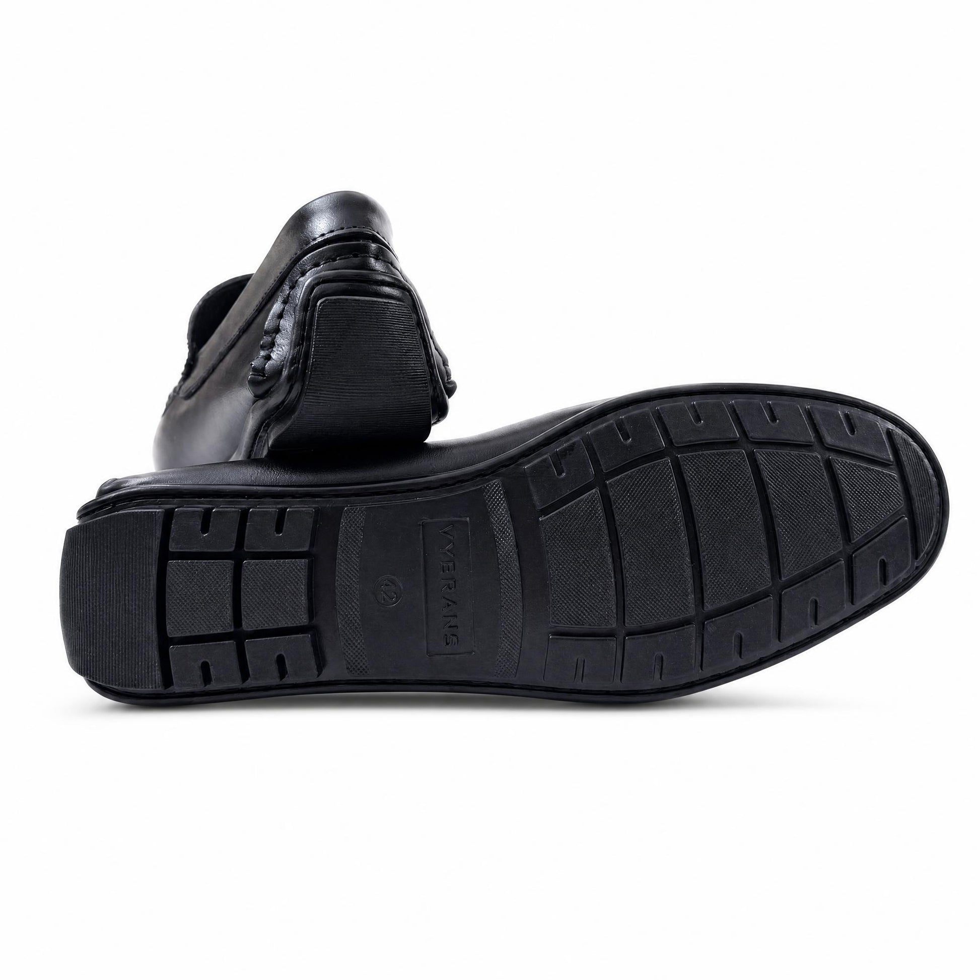 Monaco loafers TPR sole – flexible grip leather shoes for men
